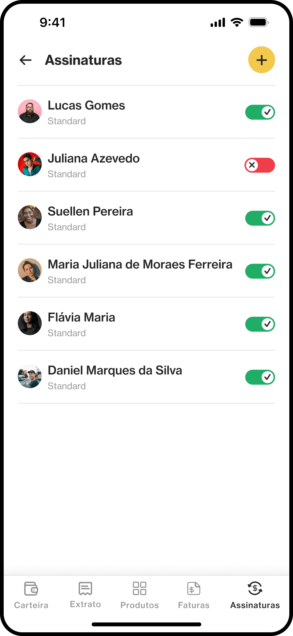 Nexur mobile screen