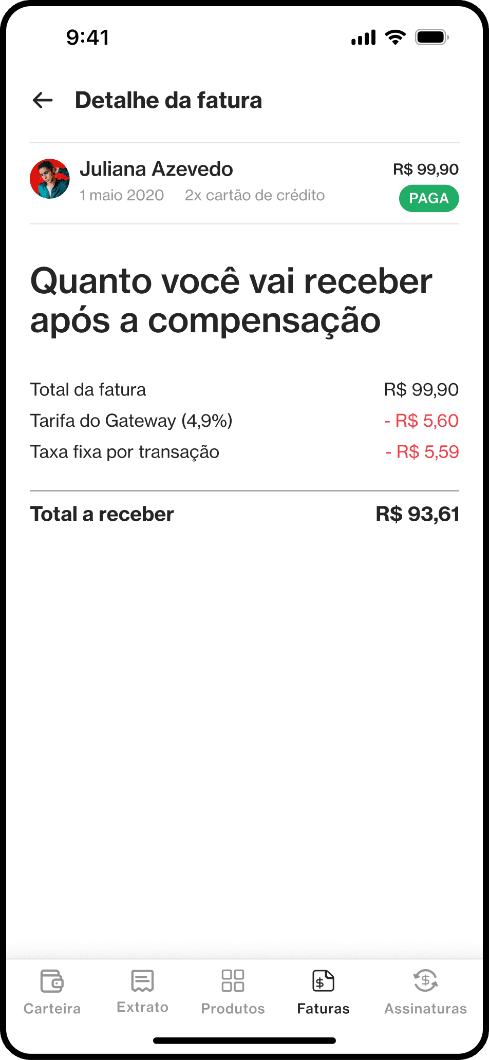 Nexur mobile screen