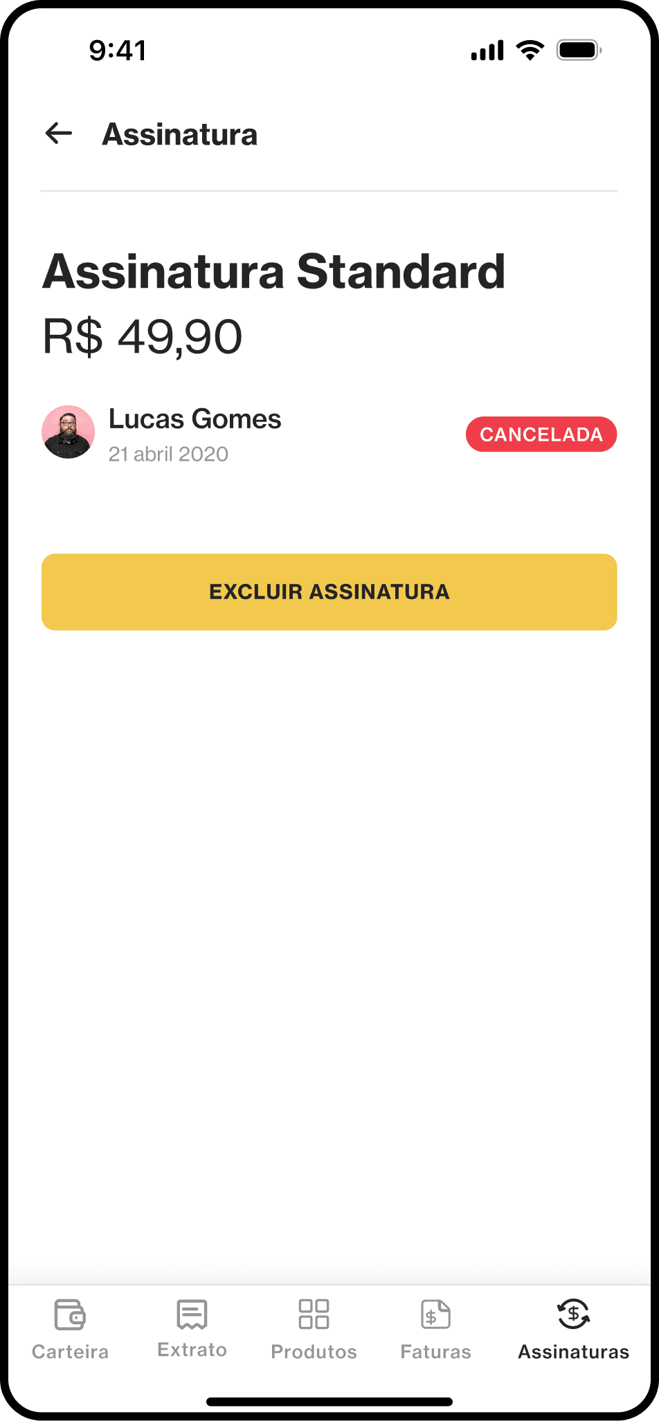 Nexur mobile screen